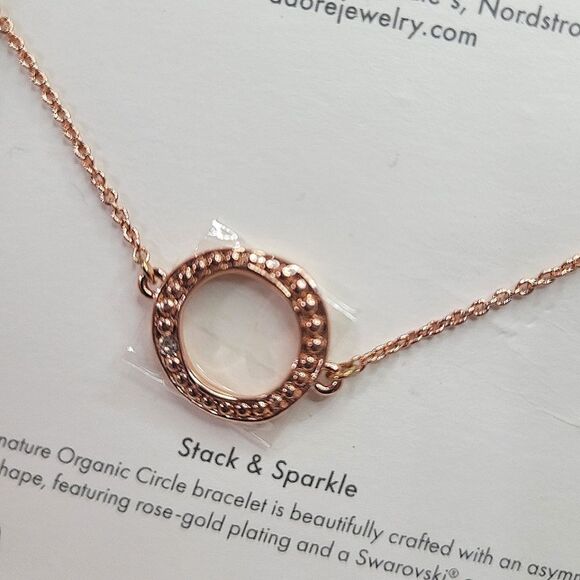 Adore Swarovski Stack & Sparkle Bracelet Rose-Gold Plated - Picture 4 of 8